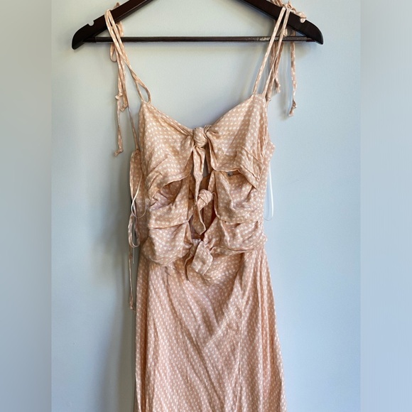 Sundays Soho peach ruffle dress XS - Picture 2 of 7